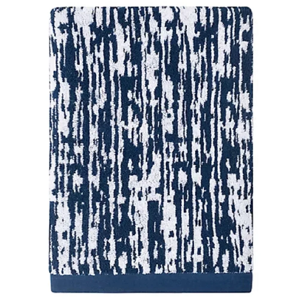 2 new Studio 3B™ Navy & White Melange 100% Cotton 30